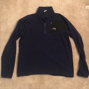 Northface pullover, quarter zip